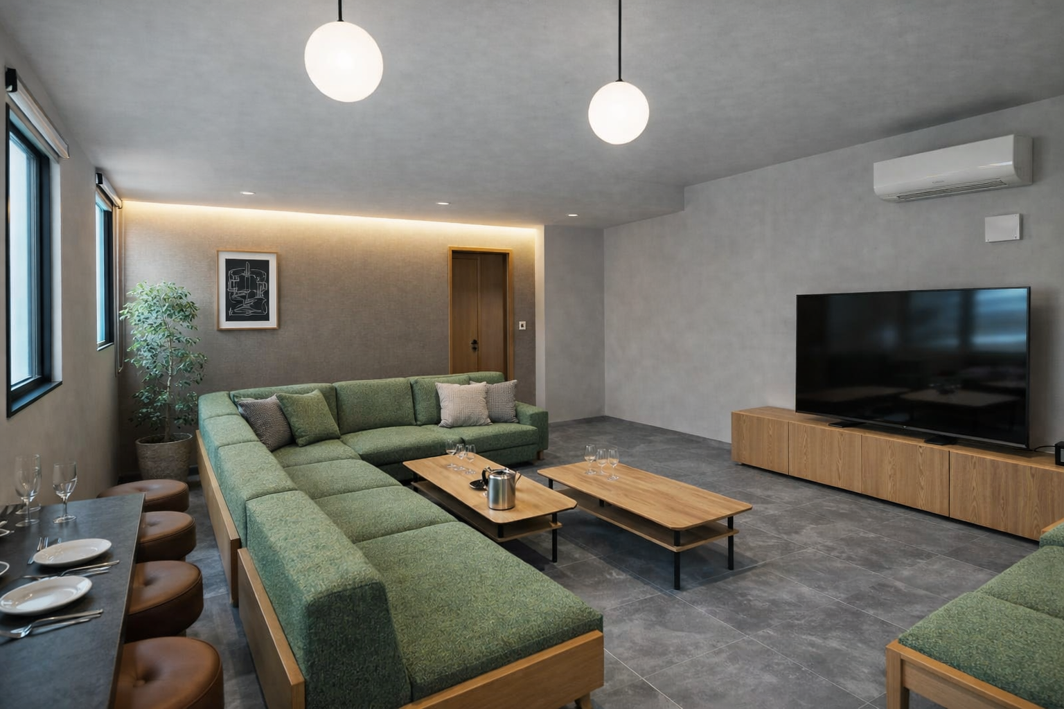 リビングで寛ぐひととき