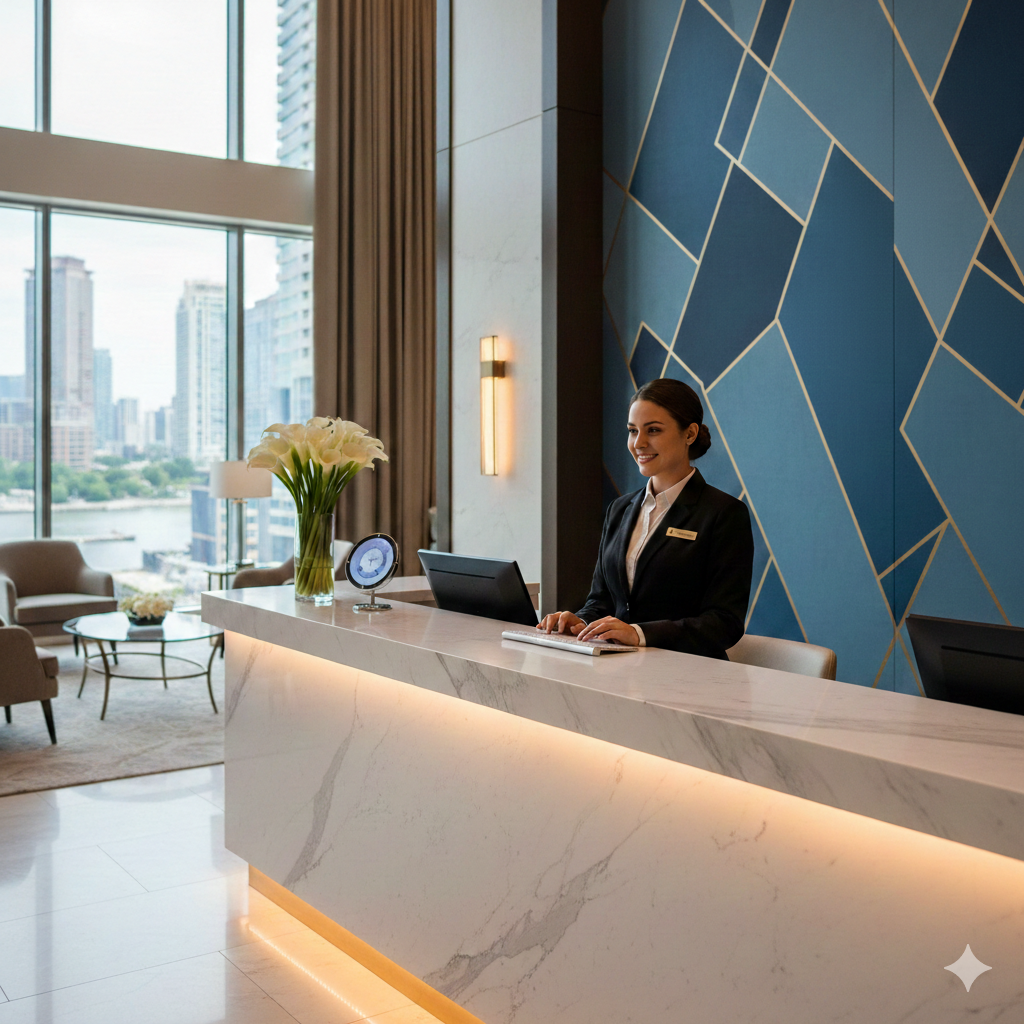 ホテルスタッフによるおもてなし